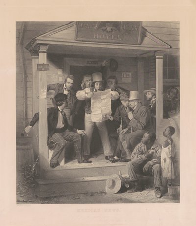 Mexikanska nyheter av Alfred Jones, after Richard Caton Woodville