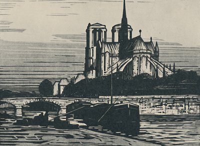 "Notre Dame de Paris", 1919 av Alfred Latour