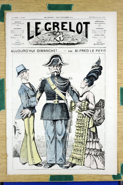 Omslag till "" Le Grelot"", nummer 167, Satirical in Colors av Alfred Le Petit