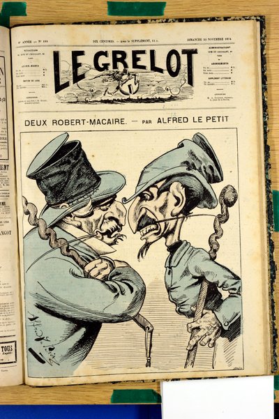 Omslag till "" Le Grelot"", nummer 189, Satirical in Colors av Alfred Le Petit