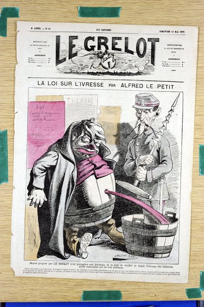 Omslag till ""Le Grelot"", nummer 58, Satirical in Colors av Alfred Le Petit
