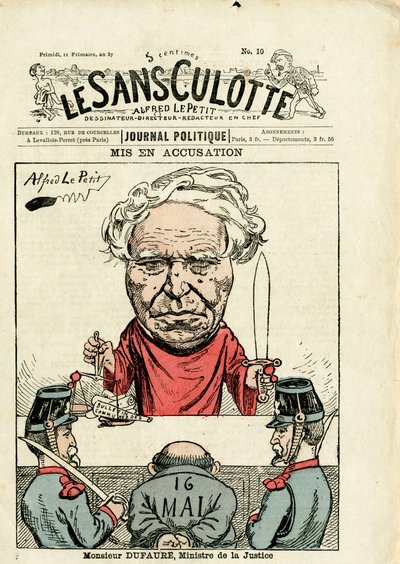 Omslag till ""Le Sans-Panlotte"", nummer 10, Satirical in Color av Alfred Le Petit