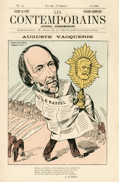Omslag till "" Les Contemporains"", nummer 10 av Alfred Le Petit