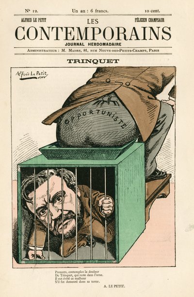 Omslag till "" Les Contemporains", nummer 12 av Alfred Le Petit