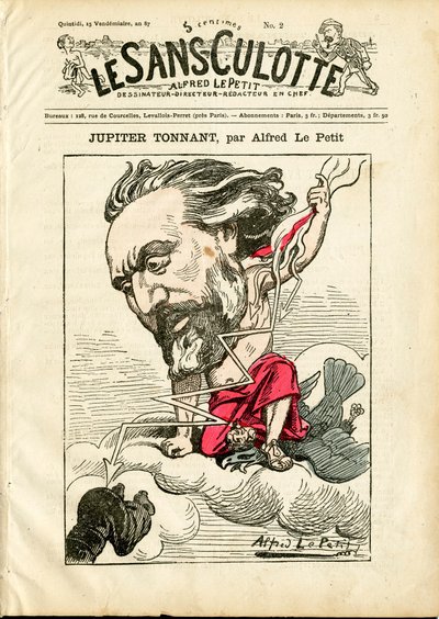 Omslag till "" The Sans-Panties"", nummer 2, Satirical in Colors av Alfred Le Petit