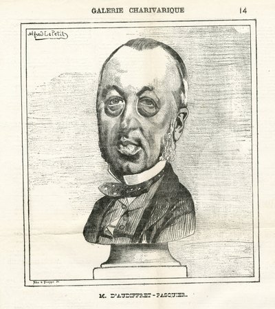 Illustration av Alfred Le Pete (1841-1909) i Le Charivari av Alfred Le Petit