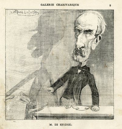 Illustration av Alfred Le Pete (1841-1909) i Le Charivari av Alfred Le Petit