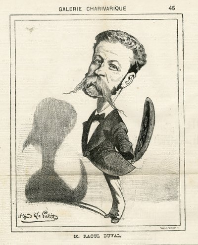 Illustration i Le Charivari av Alfred Le Petit