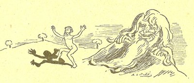 Illustration av Alfred Le Pete (1841-1909) i Gros-Jean och hans botemedel av Alfred Le Petit