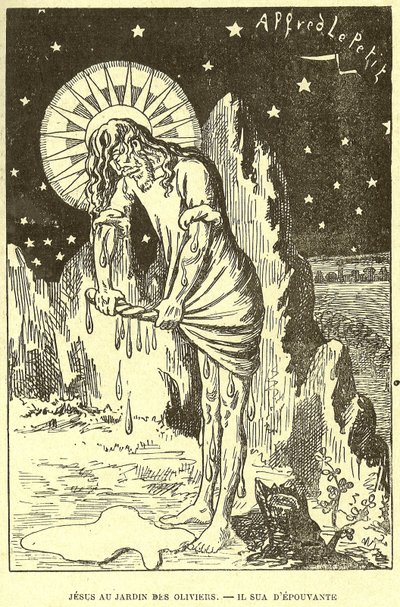 Illustration av Alfred Le Pete (1841-1909) i Gros-Jean och hans församling av Alfred Le Petit