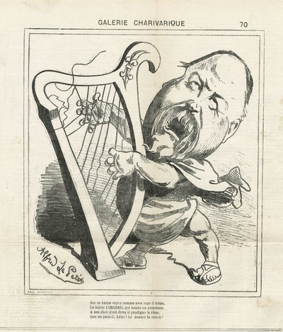 Illustration av Alfred Le Pete (1841-1909) i Le Charivari av Alfred Le Petit