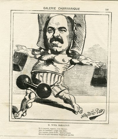 Illustration av Alfred Le Pete (1841-1909) i Le Charivari av Alfred Le Petit