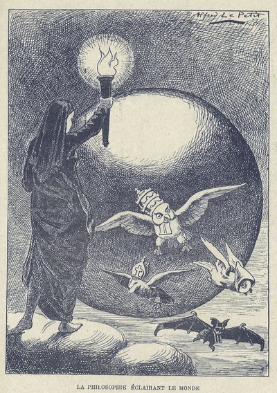Illustration av Alfred Le Petit (1841-1909) i Grosjean och hans botemedel av Alfred Le Petit