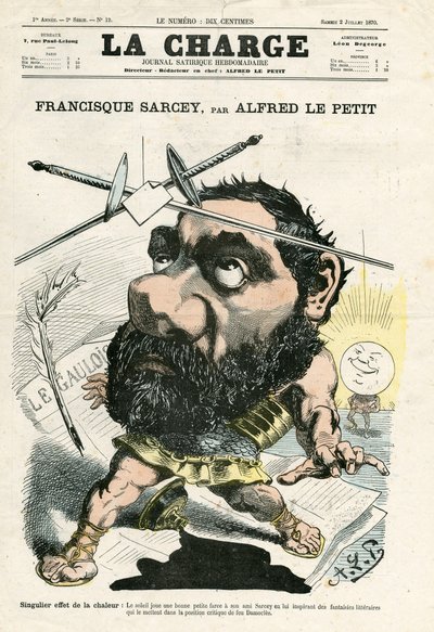 The Charge (1870), nummer 12, Satirical in Color av Alfred Le Petit