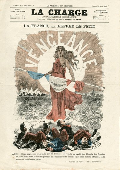 The Charge (1870), nummer 18, Satirical in Color av Alfred Le Petit