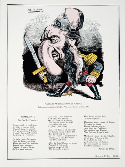 Flera spindlar i taket, från History of the Third Republic, Vol. I, Politisk historia, utg.1933 av Alfred Le Petit