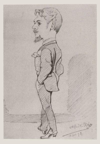 Porträtt av Mars, 1873 av Alfred Le Petit