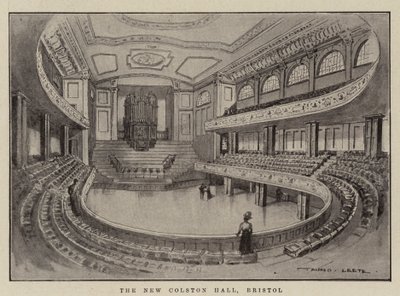 New Colston Hall, Bristol av Alfred Leete