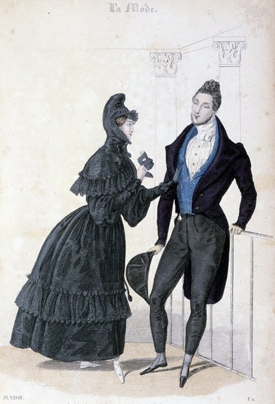 Herr- och feminint mode av Alfred Leon Lemercier