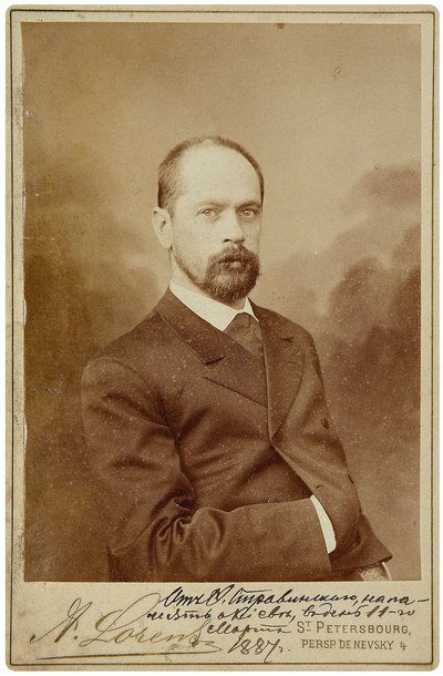 Feodor Stravinski (1843-1902) - Porträtt av basoperasångaren Fyodor Ignatievich Stravinsky (1843-1902) - Petersburg Fotostudio Alfred Lorens. Fotografera av Alfred Lorens