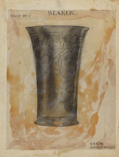 Silverbägare av Alfred Nason