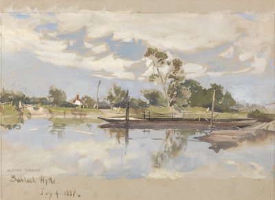 Bablock Hythe, nära Oxford av Alfred Parsons