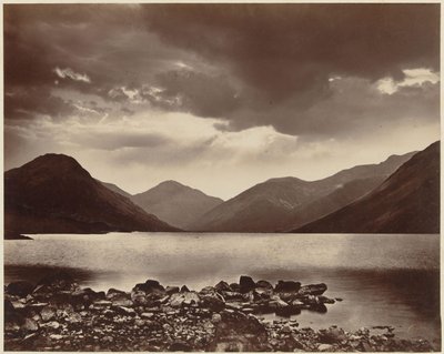 Vy över Derwentwater nära Keswick, Cumbria Pettitt Series Keswick (serietitel på objekt) av Alfred Pettitt