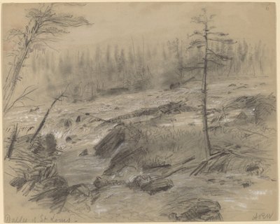 Dalles av St. Louis av Alfred R. Waud