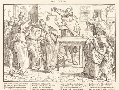 Även en Dödsdans III av Alfred Rethel