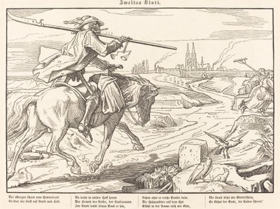 Även en Dödsdans II av Alfred Rethel