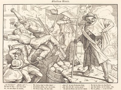 Även en Dödsdans V av Alfred Rethel