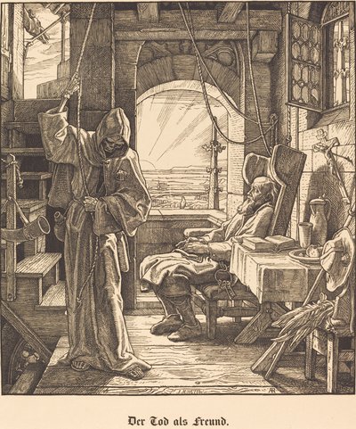 Döden som vän av Alfred Rethel
