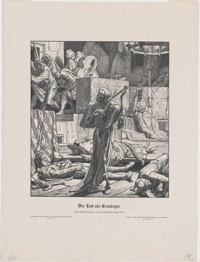 Döden som vän av Alfred Rethel