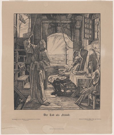 Döden som vän av Alfred Rethel