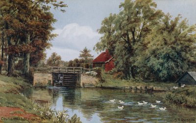 Coltishall Lock, på Bure av Alfred Robert Quinton