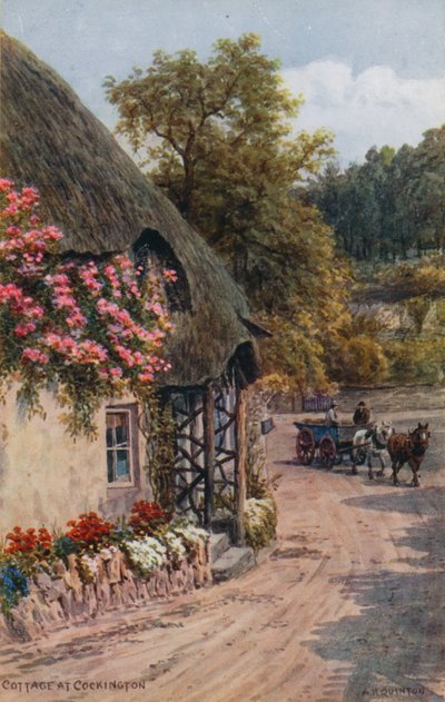 Stuga vid Cockington av Alfred Robert Quinton