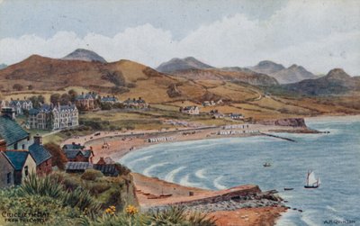Criccieth Bay från slottet av Alfred Robert Quinton