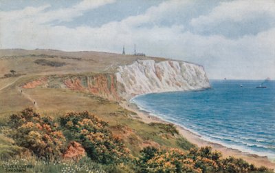 Culver Cliffs, Sandown (färglitografi) av Alfred Robert Quinton
