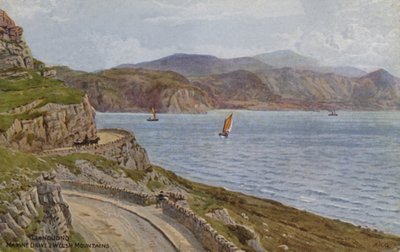 Llandudno, Marine Drive och Welsh Mountains av Alfred Robert Quinton