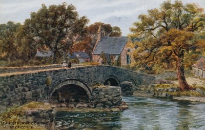 Llanystrumwdy Bridge, Nr. Criccieth av Alfred Robert Quinton
