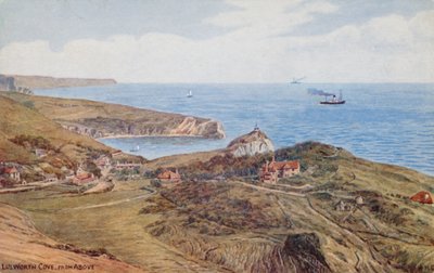 Lulworth Cove från ovan av Alfred Robert Quinton