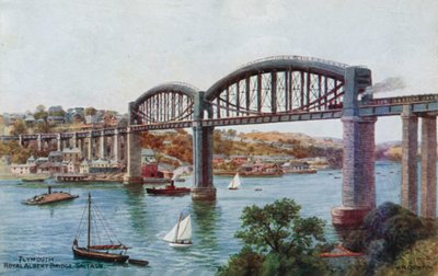 Plymouth, Royal Albert Bridge, Saltash av Alfred Robert Quinton