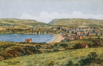 Port Erin, IO Man, från söder av Alfred Robert Quinton