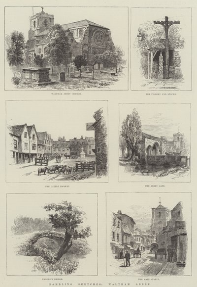 Vandringsskisser, Waltham Abbey av Alfred Robert Quinton