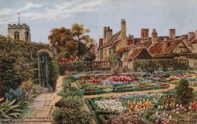 Shakespeares Knot Garden, New Place, Stratford-on-Avon av Alfred Robert Quinton