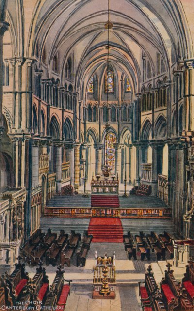 Kören Canterbury Cathedral av Alfred Robert Quinton