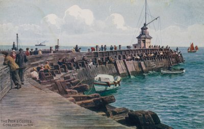 The Pier and Cosies, Gorleston-on-Sea av Alfred Robert Quinton