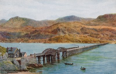 Viadukten och Cader Idris, Barmouth av Alfred Robert Quinton