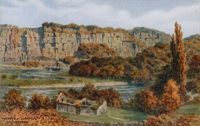 The Wye i Llancault, Nr Chepstow av Alfred Robert Quinton