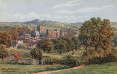 Wells Cathedral, från Milton Hill av Alfred Robert Quinton
